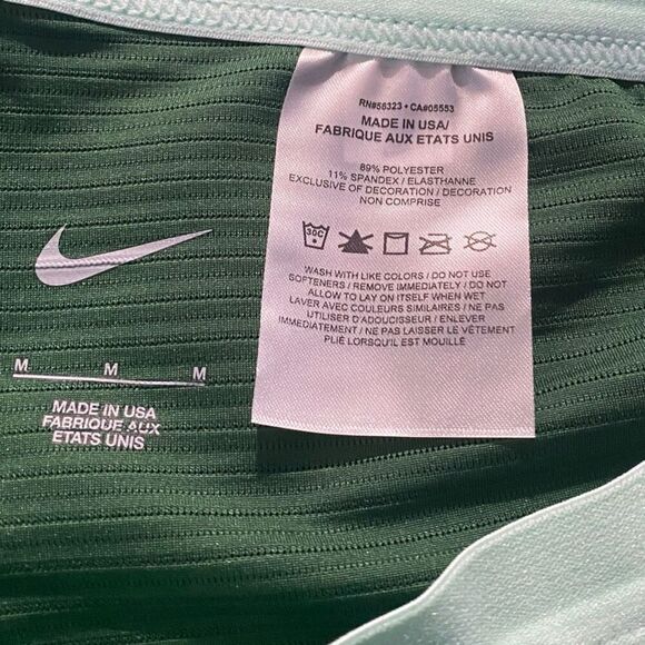 Nike Pro Elite Track & Field Green Running Shorts Womens size Medium DX9022-000 - Picture 6 of 7